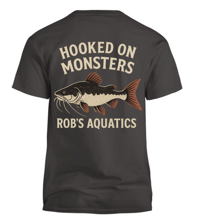 Hooked On Monsters - Gray Tee
